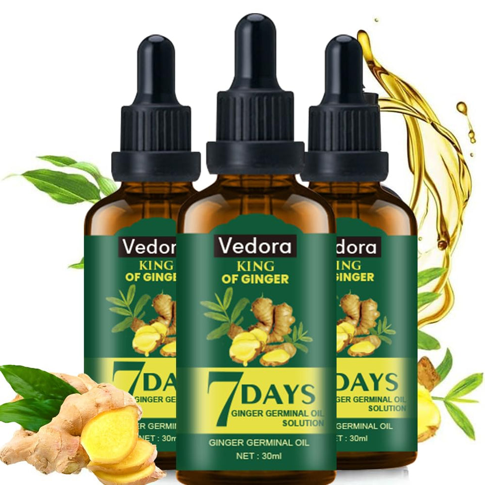 Vedora bottle front view showing branding and benefits