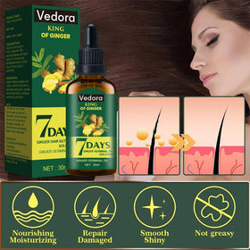 Close-up of Vedora oil texture highlighting natural smoothness