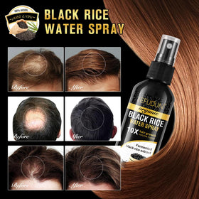 Vedora being sprayed on scalp demonstrating targeted application benefit