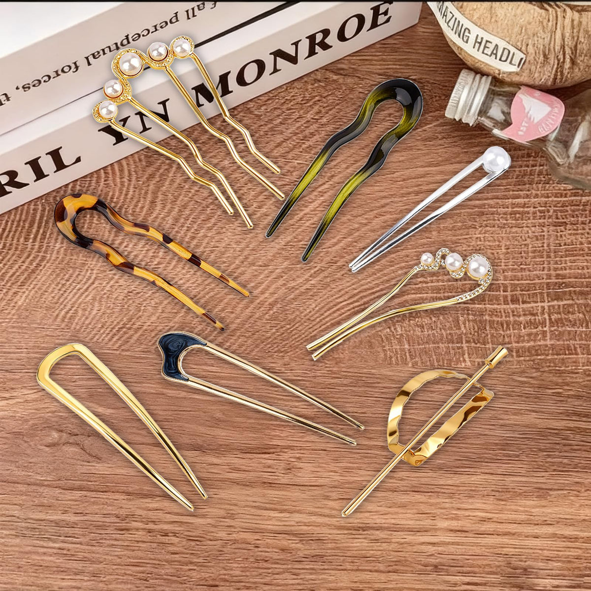 VEEVIIY pins beside a hand for scale conveying compact size and convenient carry