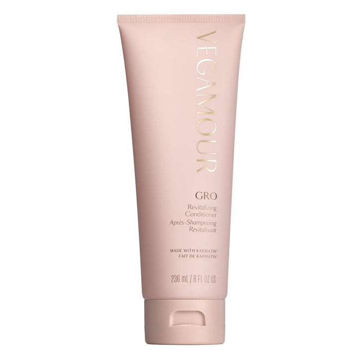 VEGAMOUR front packaging showing GRO Revitalizing Conditioner for stronger hair