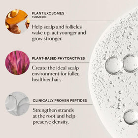 vegamour before and after style visual showing fuller-looking hair benefit improved appearance