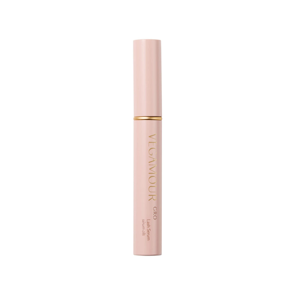 VEGAMOUR GRO Lash Serum front packaging shows clean labeling and benefits