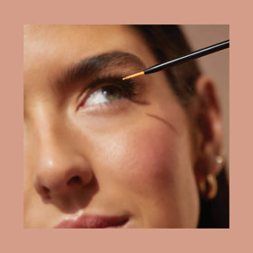 VEGAMOUR GRO Lash Serum being applied to upper lash line for improved density