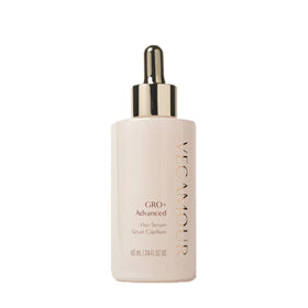 VEGAMOUR front packaging of GRO+ serum shows clean branding and benefit