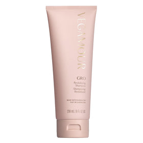 VEGAMOUR front bottle showing clean design and benefit of fuller-looking hair