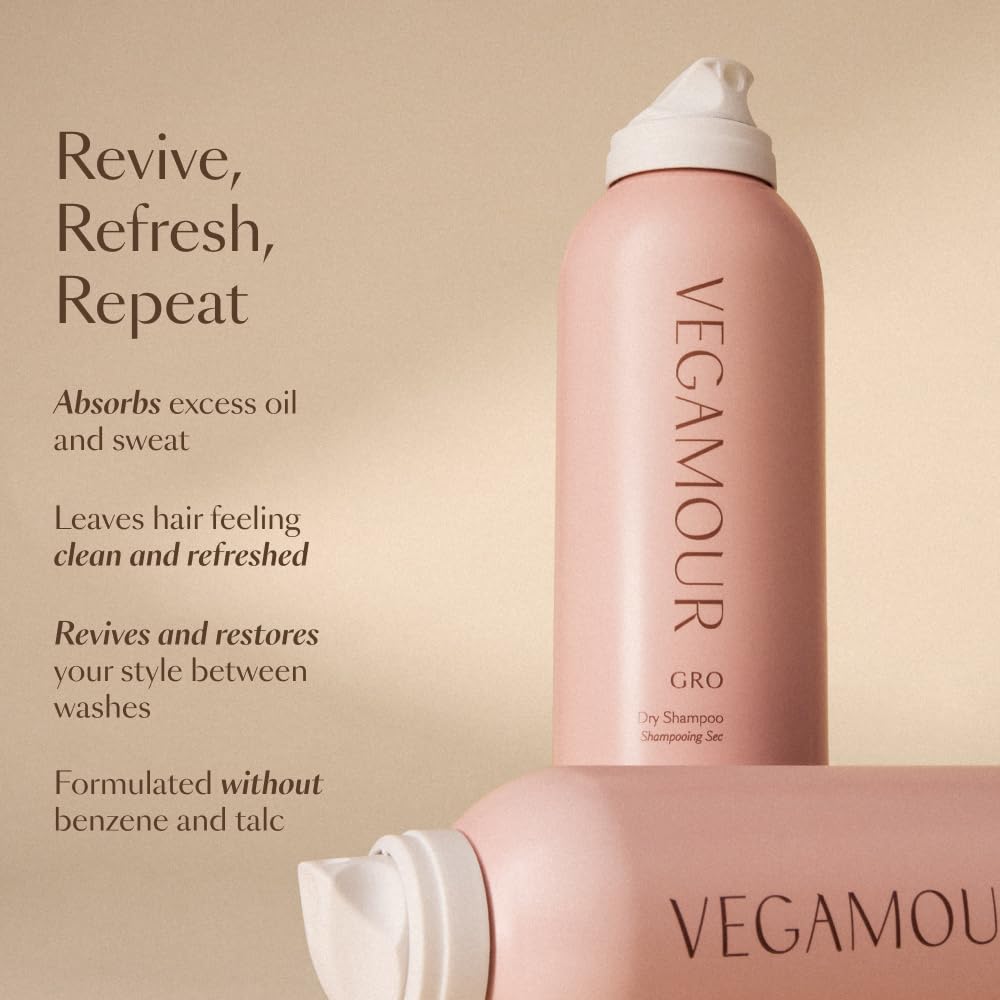 VEGAMOUR spraying at roots demonstrates instant volume and refresh