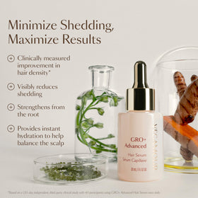 VEGAMOUR application on scalp demonstrating targeted daily use benefits