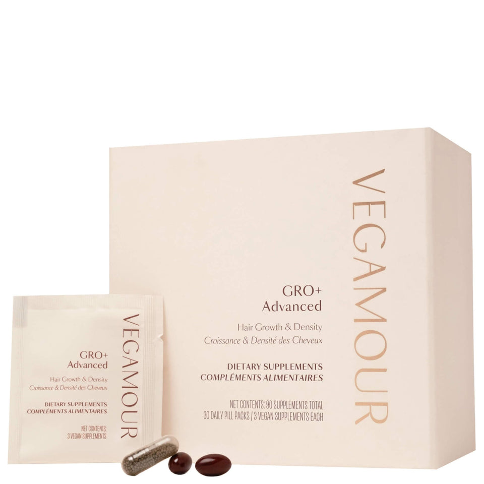 VEGAMOUR front packaging showing daily 30-pack benefit