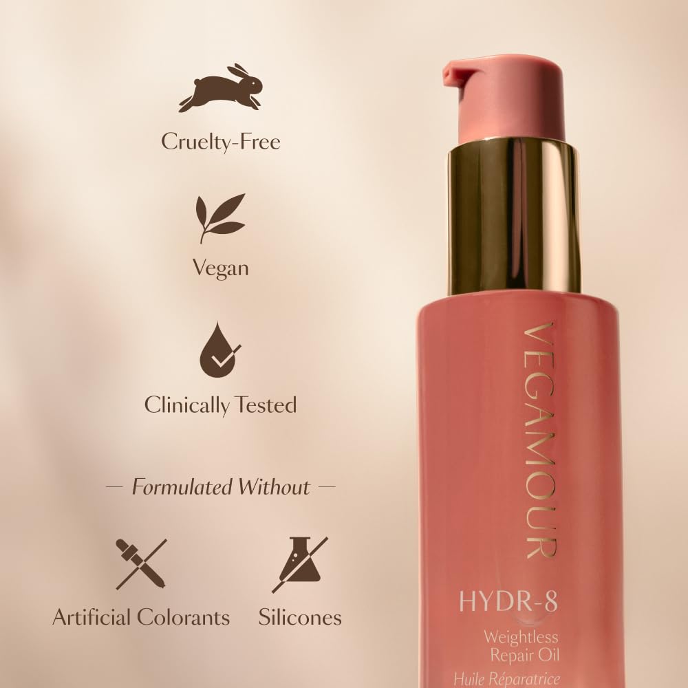 VEGAMOUR marula and chia seed ingredients highlighting nourishing benefits