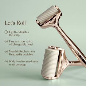 VEGAMOUR close-up of 0.25mm stainless steel needles showing precision for gentle exfoliation