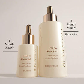 VEGAMOUR close-up of serum dropper showing lightweight texture