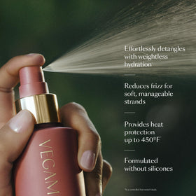 VEGAMOUR formula close-up texture highlighting lightweight hydration
