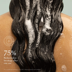 VEGAMOUR creamy conditioner texture close-up demonstrating lightweight hydration