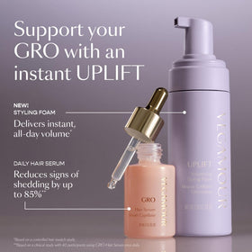 VEGAMOUR ingredient label close-up highlighting clean-formula benefit