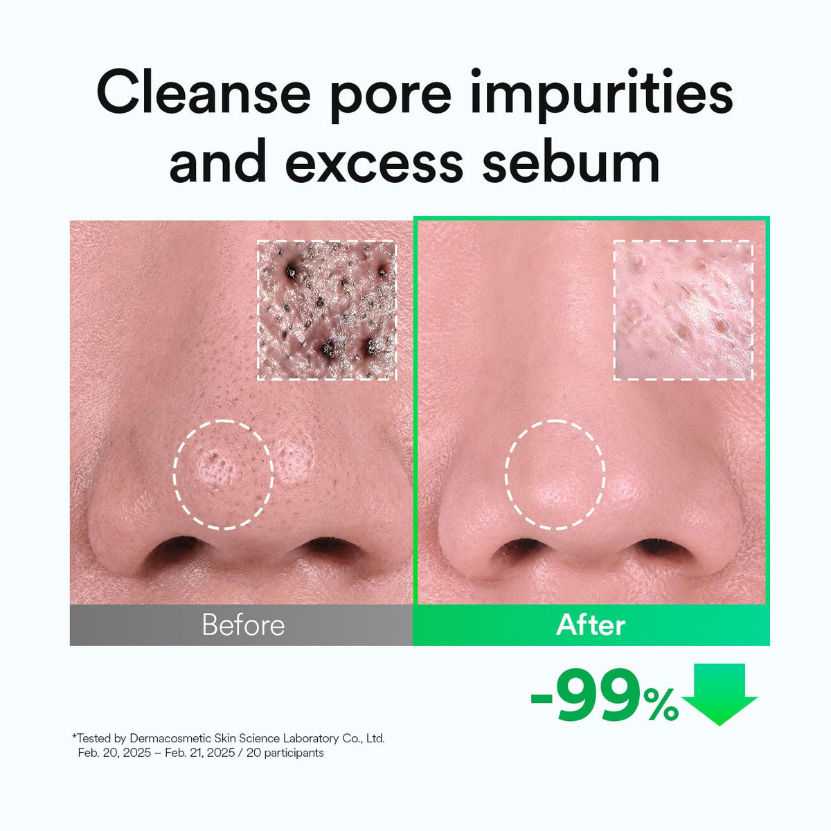 VEGANIFECT creamy foam lather in hand demonstrating gentle deep cleansing