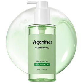 VEGANIFECT front bottle view showing sleek cleanser packaging and brand clarity