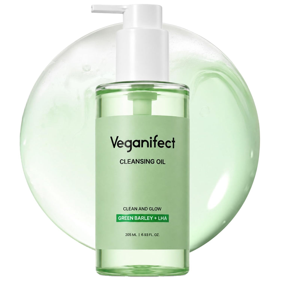 VEGANIFECT front bottle view showing sleek cleanser packaging and brand clarity