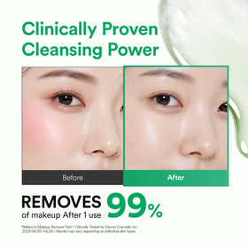 VEGANIFECT in-hand usage demonstrating gentle massage for effective cleansing