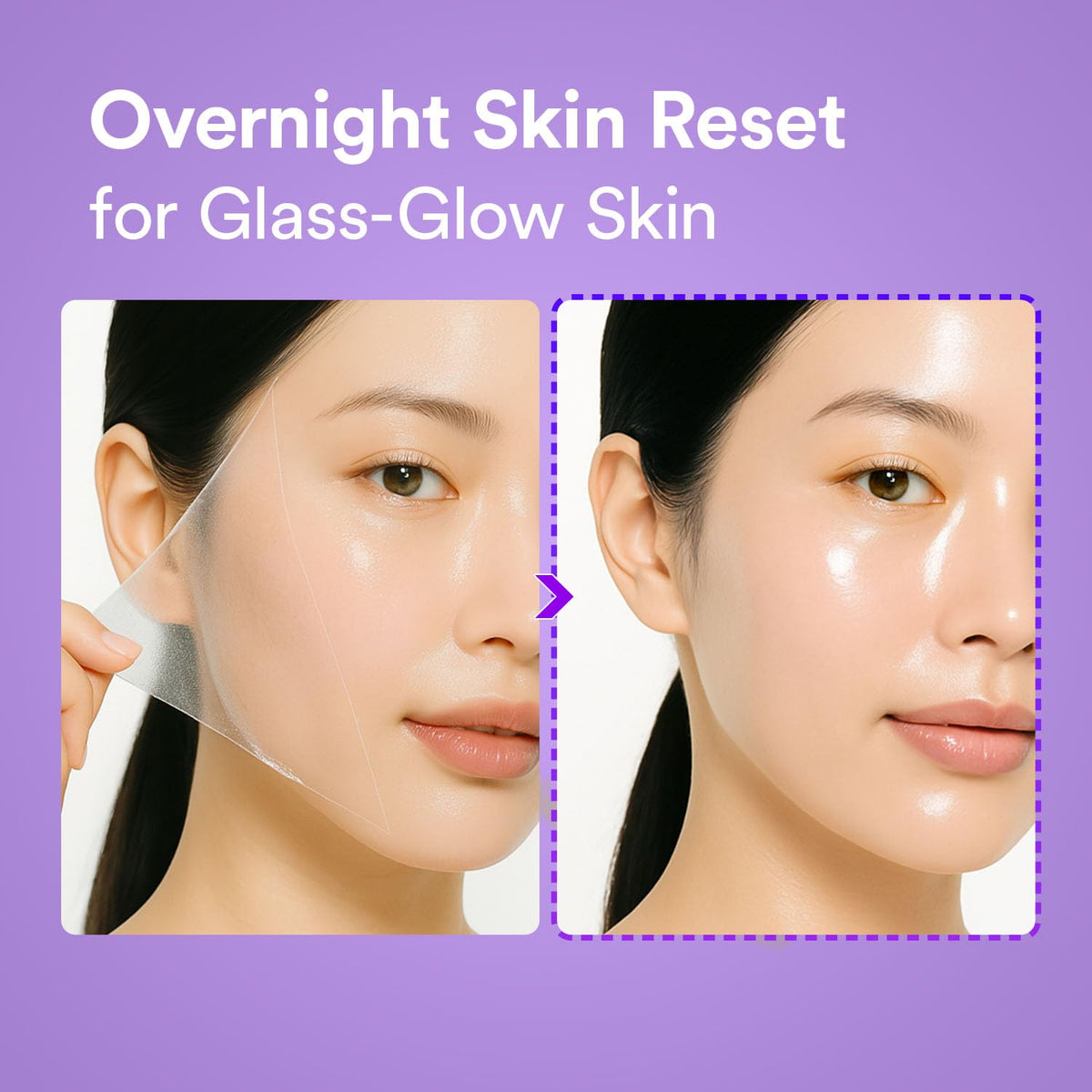VEGANIFECT peeling mask edge being removed gently, minimal irritation benefit