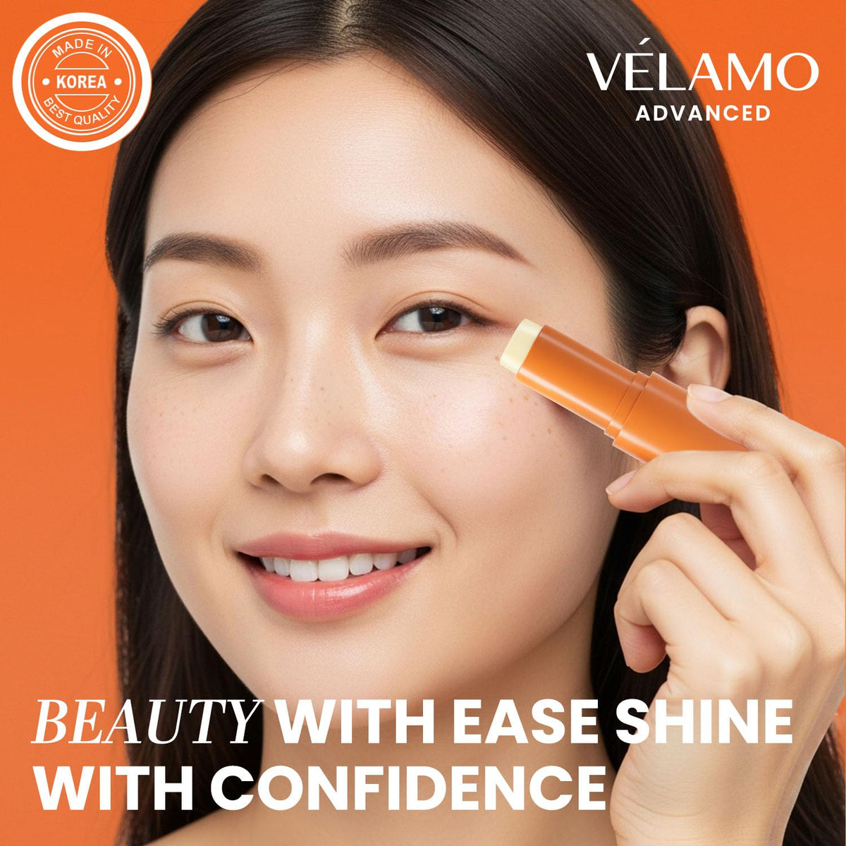 VELAMO ADVANCED botanical ingredients flatlay showing soothing herbal benefits