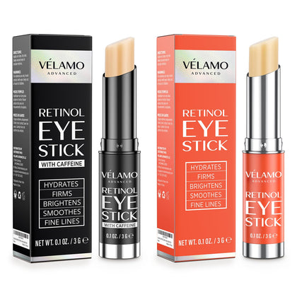 VELAMO ADVANCED front packaging showing both day and night sticks and travel-ready design