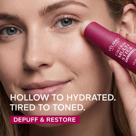 VELAMO ADVANCED twist-up stick detail highlighting mess-free, easy application