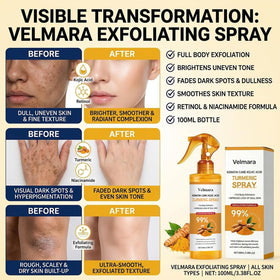 velmara bottle staged with skincare routine for easy integration