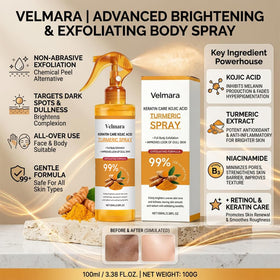 velmara before and after scale comparison illustrating smoother skin