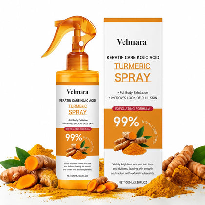 velmara front packaging showing spray bottle and benefits