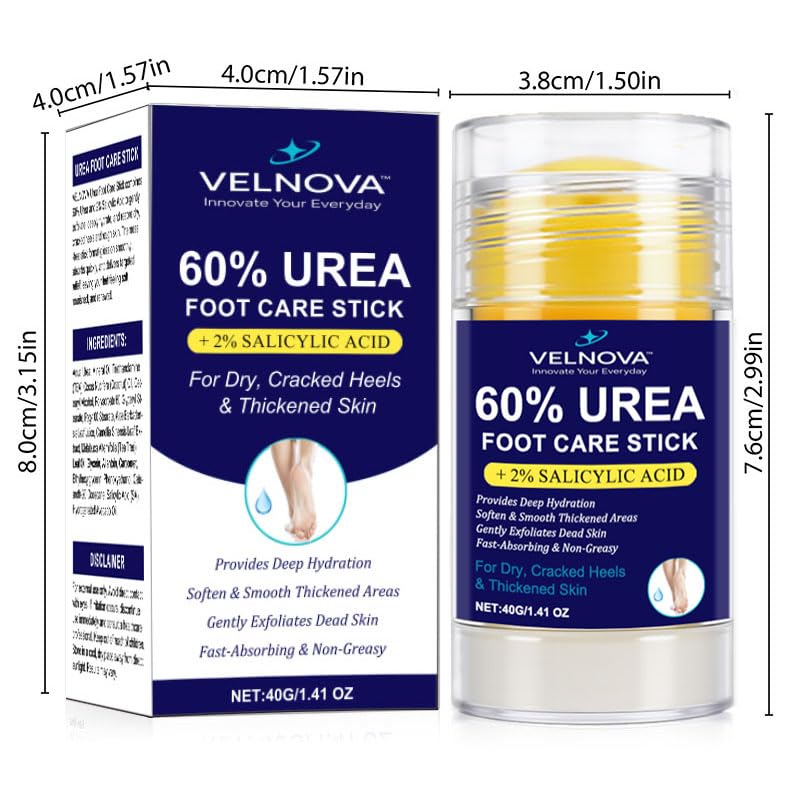 VELNOVA stick in hand scale to show 1.41 oz size and easy control