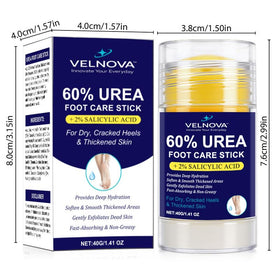VELNOVA stick in hand scale to show 1.41 oz size and easy control
