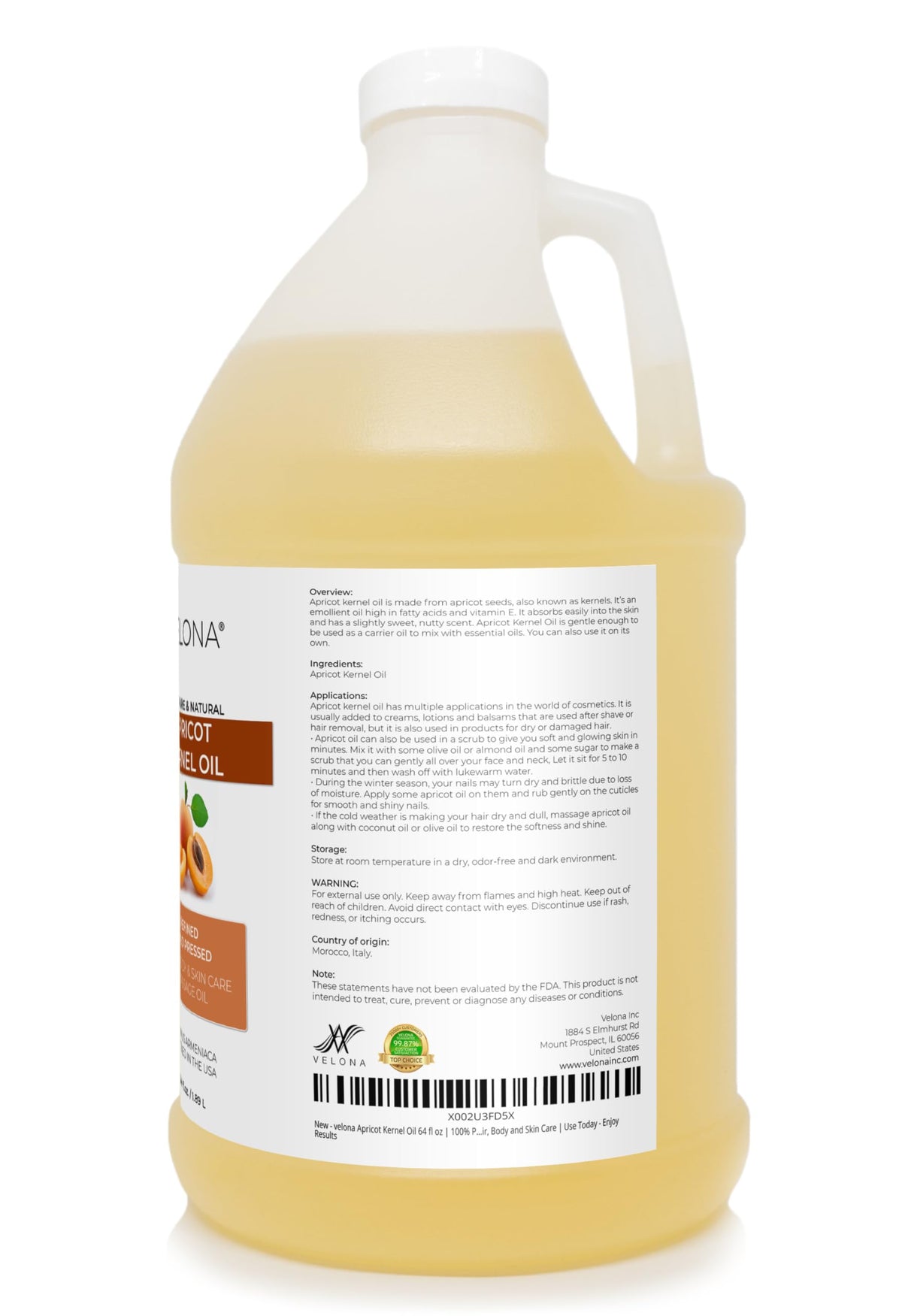 velona oil on skin close-up showing quick absorption and moisturizing benefit