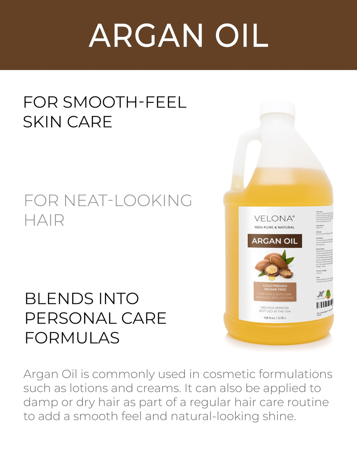velona argan oil close-up texture highlighting silky, lightweight finish