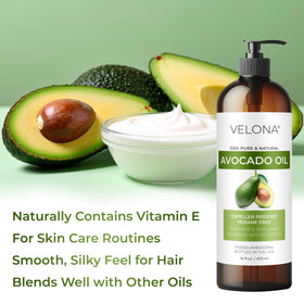 velona oil applied to hair demonstrating conditioning and improved manageability