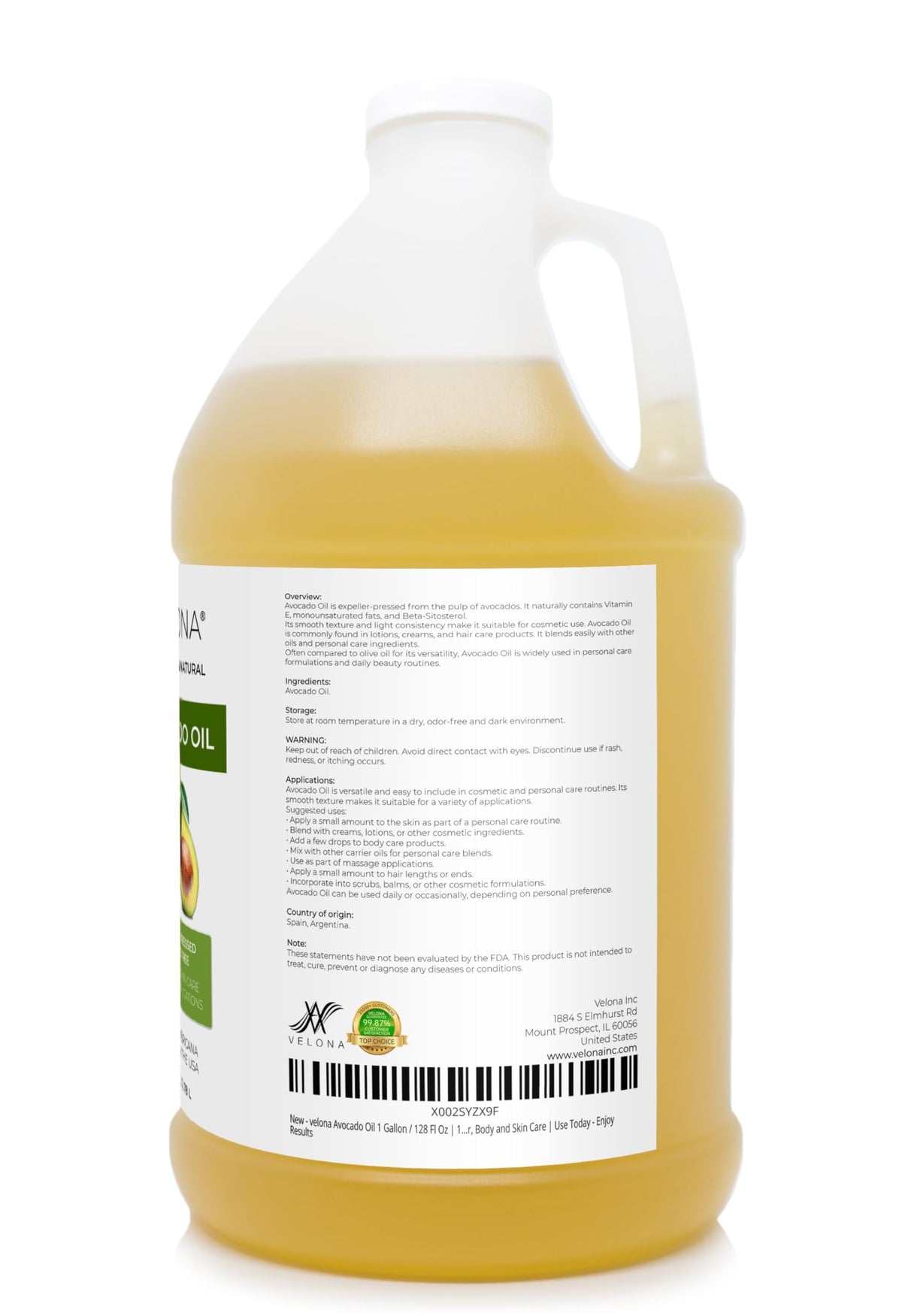 velona avocado oil pouring into a bowl demonstrating measured use and control