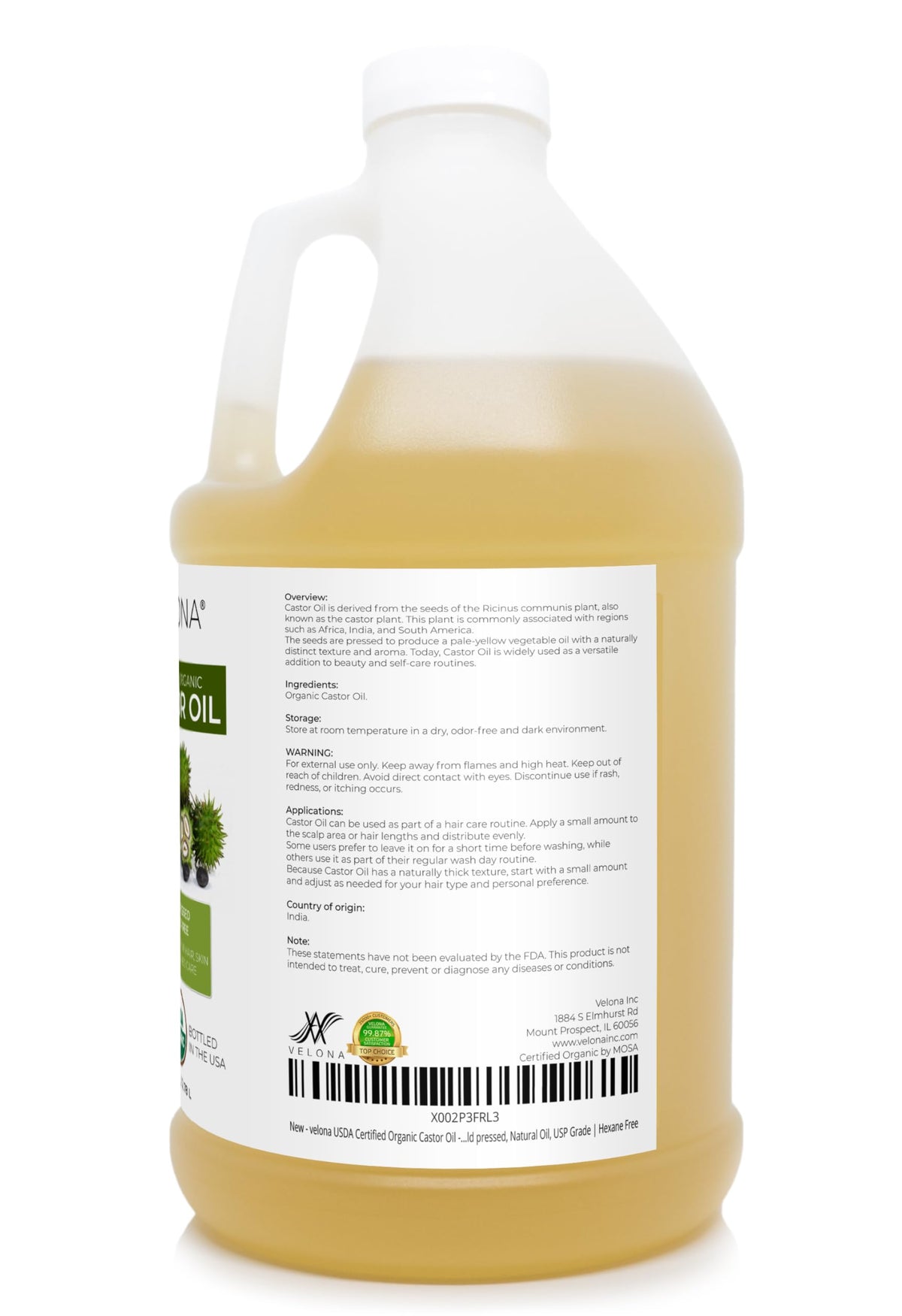 velona castor oil applied to eyebrow with spoolie for tidy grooming and easy use