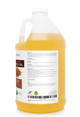 velona flaxseed oil on skin showing absorption and moisturized finish