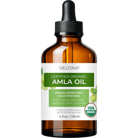 velona bottle front packaging showing organic label and clean design benefits