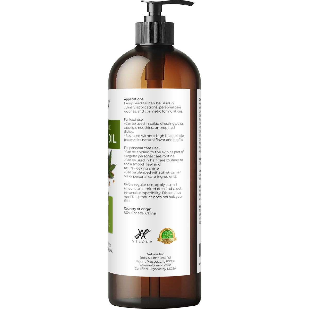 velona oil drizzled over salad showing culinary flavor enhancement benefit