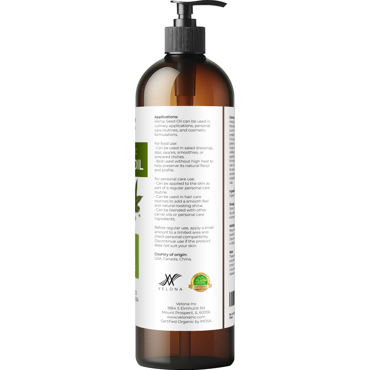 velona oil drizzled on salad showing culinary use and subtle flavor