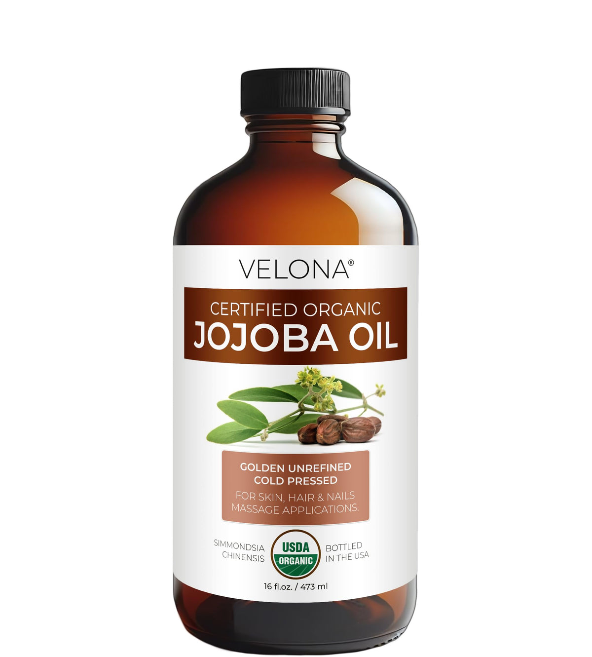 velona jojoba oil dropper on skin demonstrating fast absorption benefit