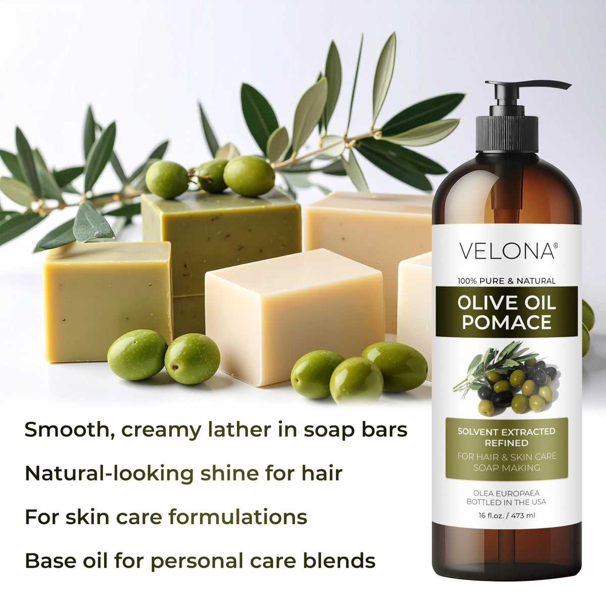 velona oil used in soap making demonstrating creamy lather and improved bar texture