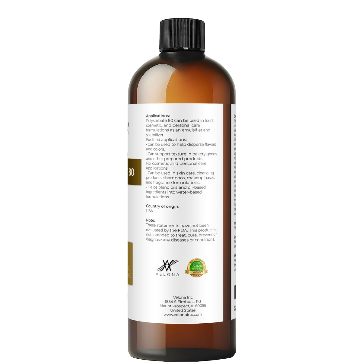 velona polysorbate 80 in a spray bottle illustrating clear sprays and improved solubility
