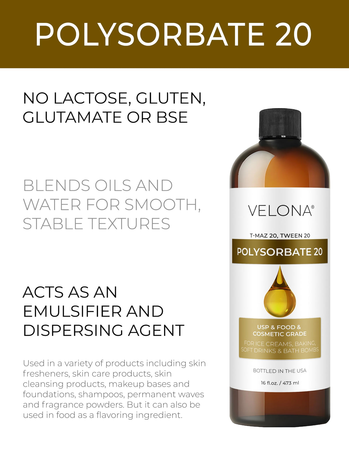velona close-up of liquid texture highlighting smooth consistency advantage