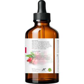 velona rosehip oil applied to hand demonstrating lightweight glide and soft finish