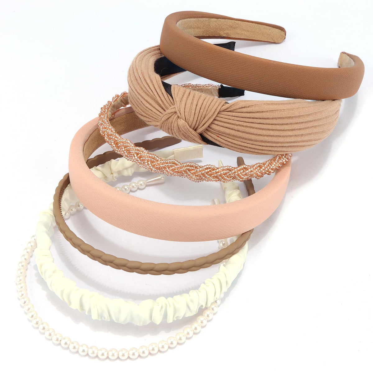 VELSCRUN close up of knotted headband detail adds textured fashion interest