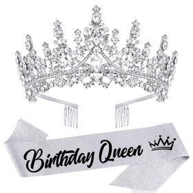 VELSCRUN front view showing full crown sparkle and elegant silhouette