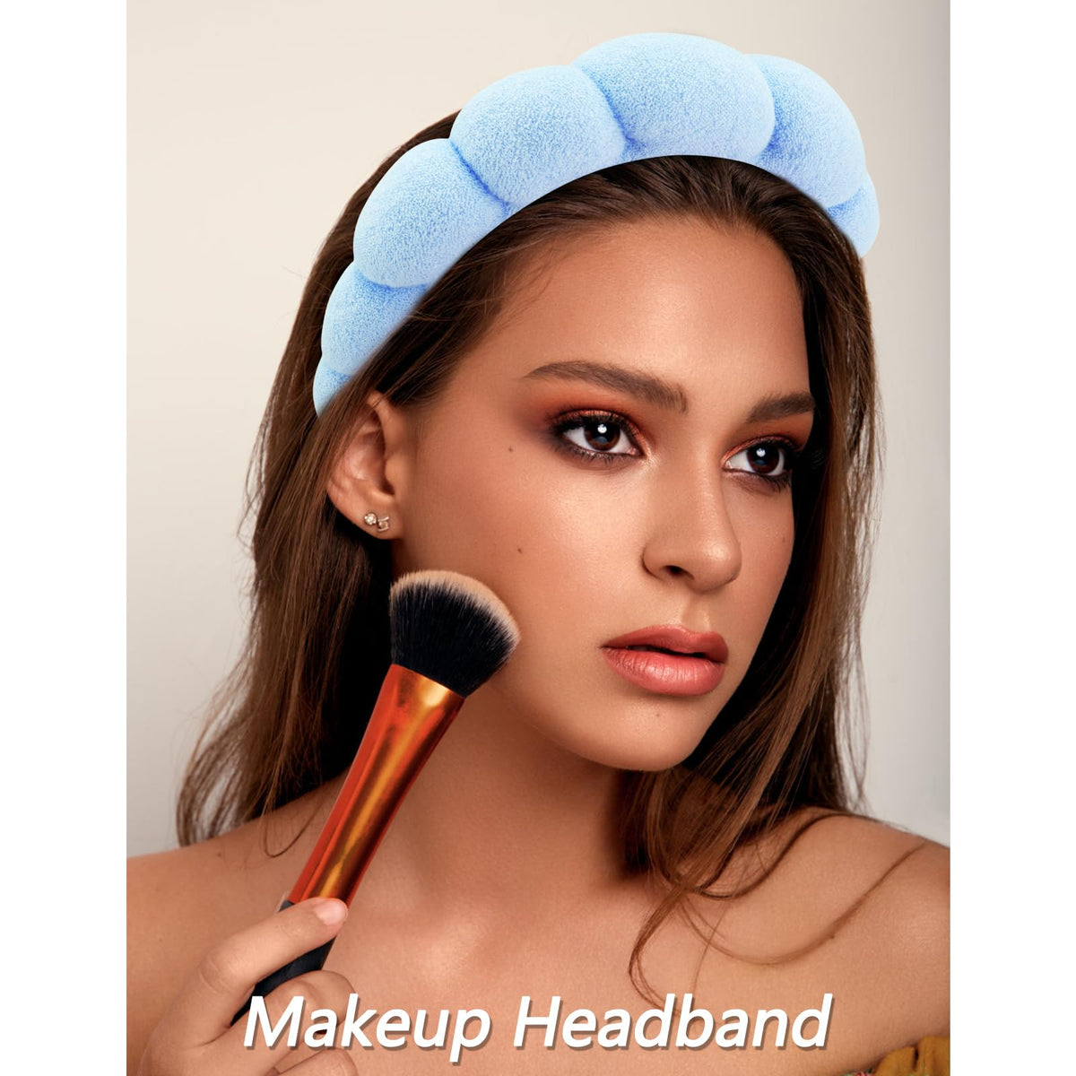 VELSCRUN bow detail on headband highlighting cute spa-style look and hold
