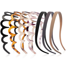 VELSCRUN front view headband showing neat shape and secure hold